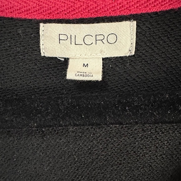 Anthropologie Pilcro Rolling Stones V Neck Sweatshirt Sticky Fingers Logo M - Picture 8 of 8